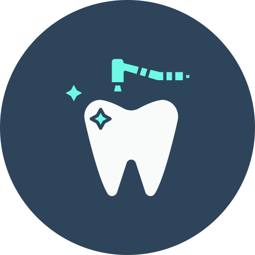 limpieza dental icono gratis