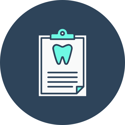 registro dental icono gratis