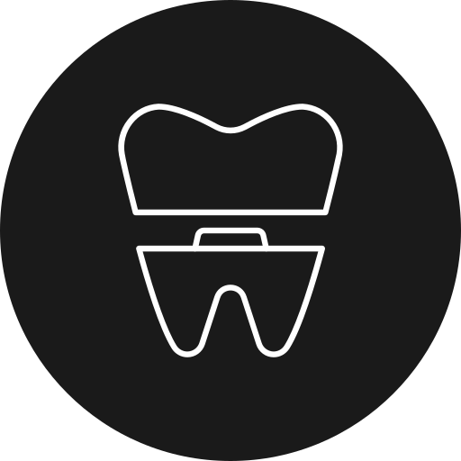 corona dental icono gratis