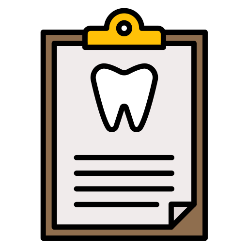 registro dental icono gratis