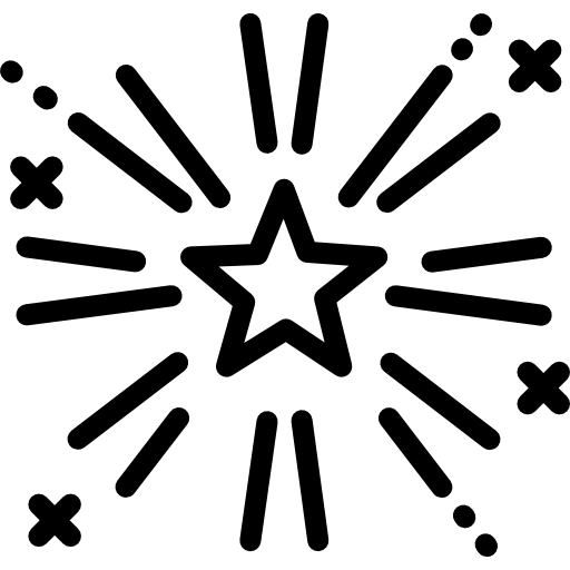 Design PNG E SVG De Ícone De Exibição De Fogos De Artifício Para Camisetas