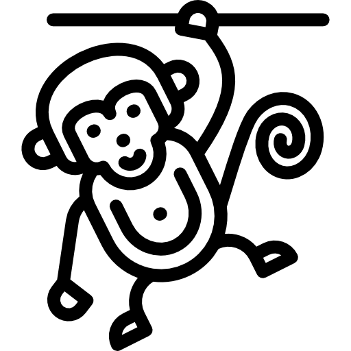 Design PNG E SVG De Desenho De Macaco Para Camisetas