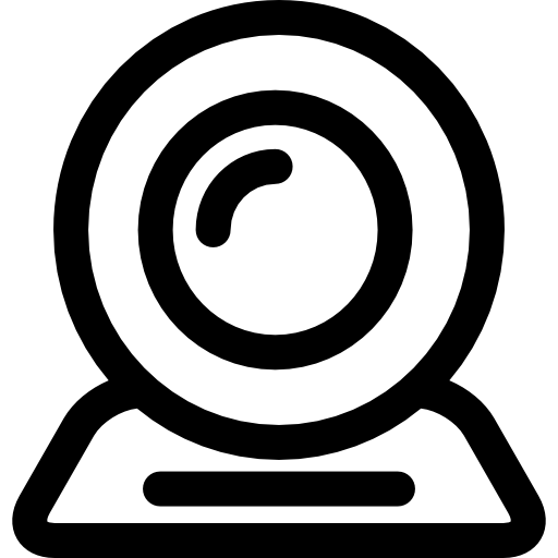 cámara web icono gratis