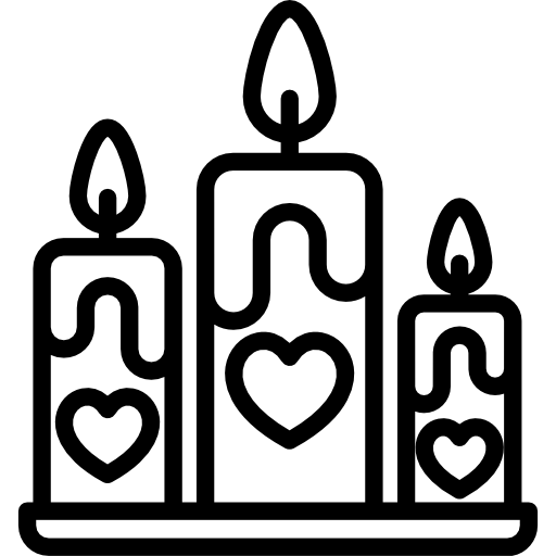 velas românticas grátis ícone