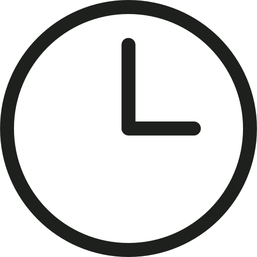 Recovery icon in flat style repeat clock on white Vector Image