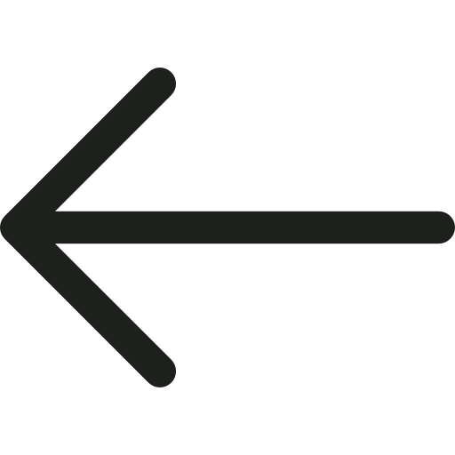 left arrow icon black