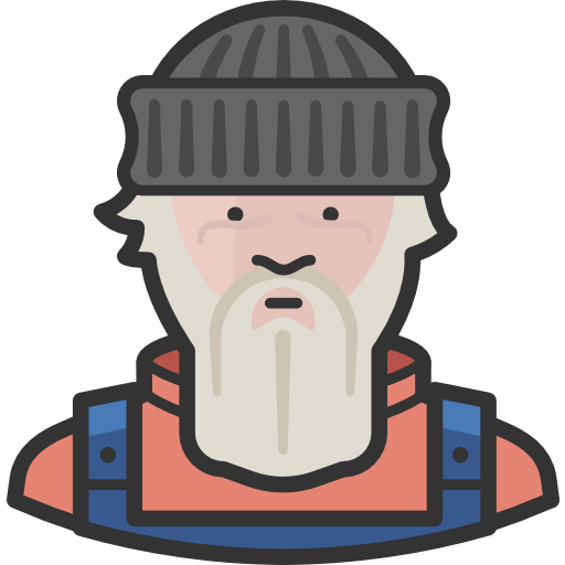 Old Man Sketchandbuild Lineal Color Icon