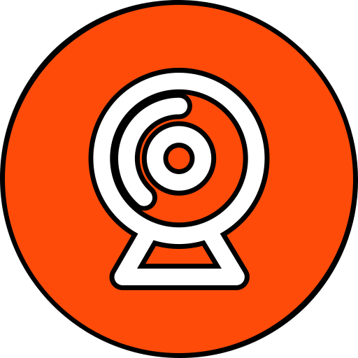 cámara web icono gratis