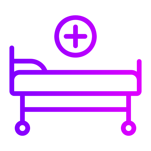 cama de hospital icono gratis