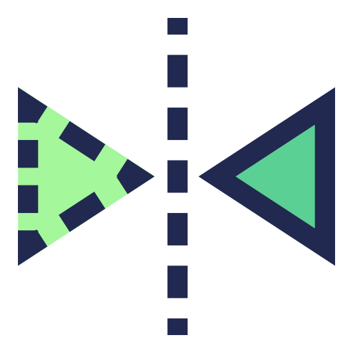Reflect horizontal free icon Reflect horizontal free icon