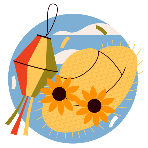 Paper lantern free sticker Paper lantern free sticker