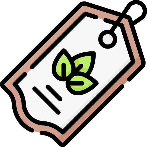 Eco tag free icon