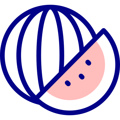 sandía icono gratis