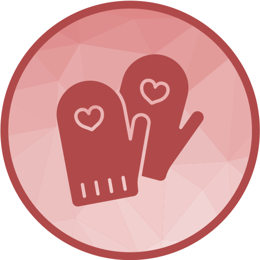 guantes de cocina icono gratis