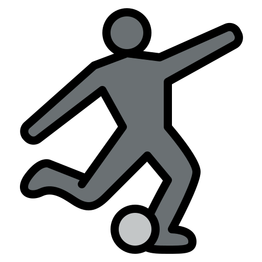 jugador de fútbol icono gratis