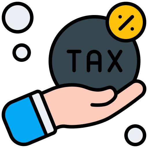 Tax payment free icon