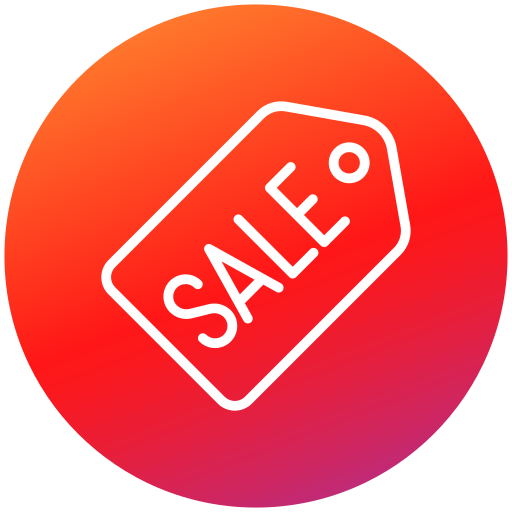 etiqueta de venta icono gratis