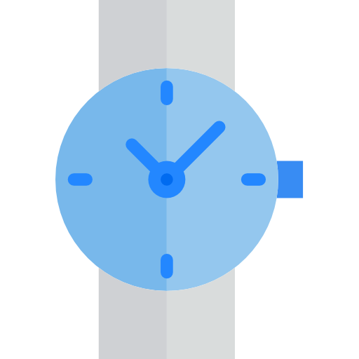 reloj de pulsera icono gratis