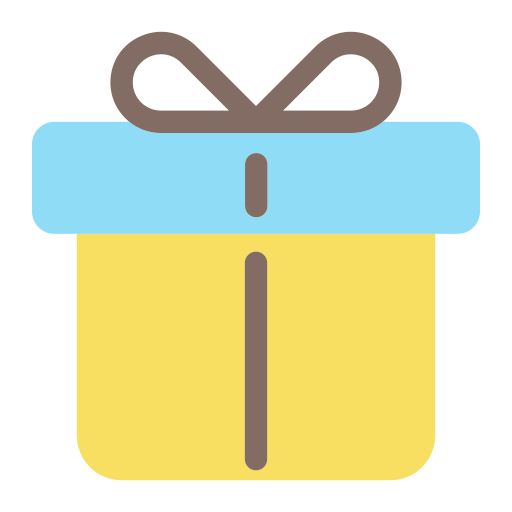 caja de regalo icono gratis