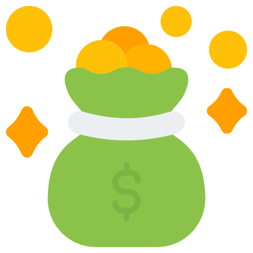 Money sack free icon