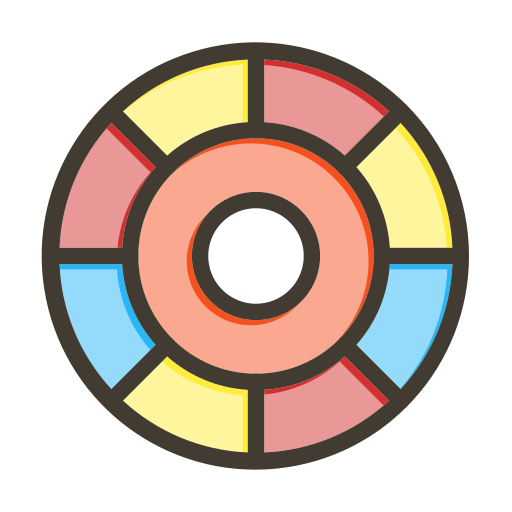 roda de cores grátis ícone roda de cores grátis ícone