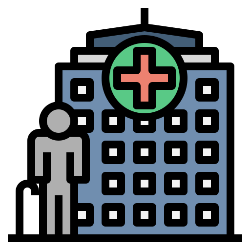 asilo de ancianos icono gratis