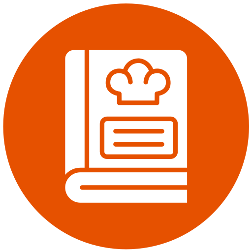 libro de recetas icono gratis