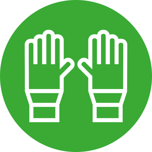 guantes de jardineria icono gratis