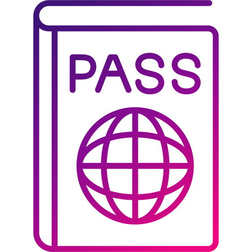 pasaporte icono gratis