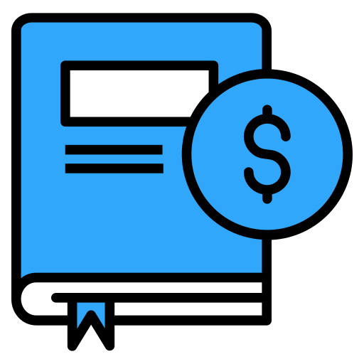 libro de finanzas icono gratis