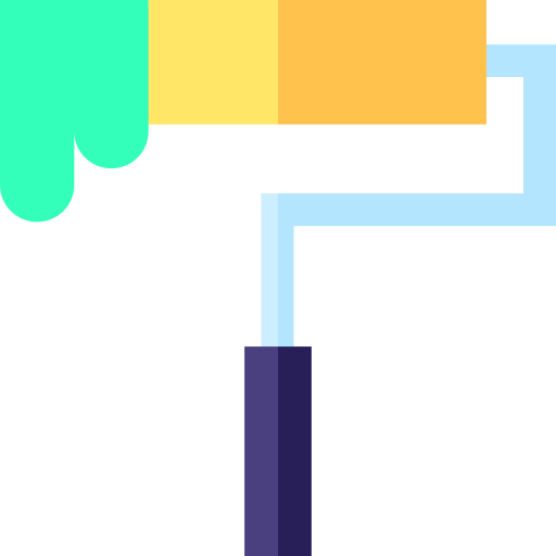 Paint roller free icon