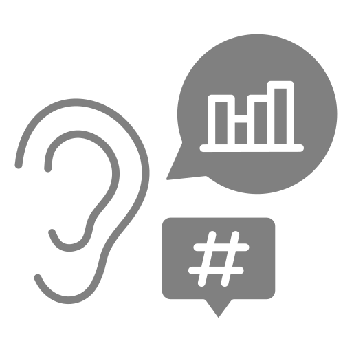 Социальное прослушивание бесплатно иконка Социальное прослушивание бесплатно иконка