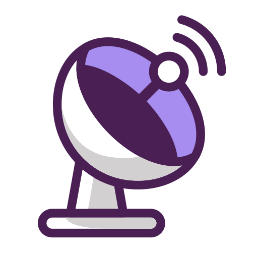 satélite grátis ícone