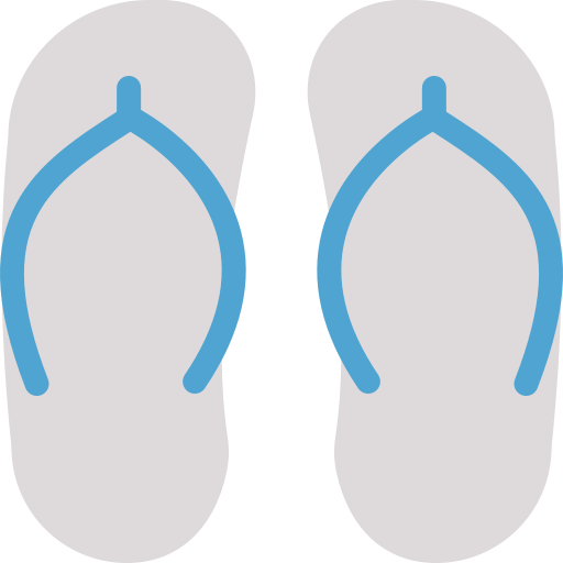 chanclas icono gratis