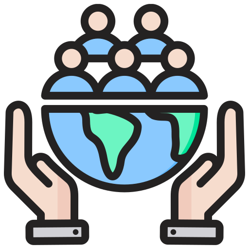 población icono gratis