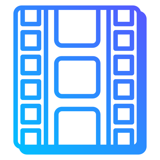 carrete de película icono gratis