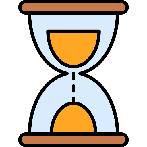 reloj de arena icono gratis