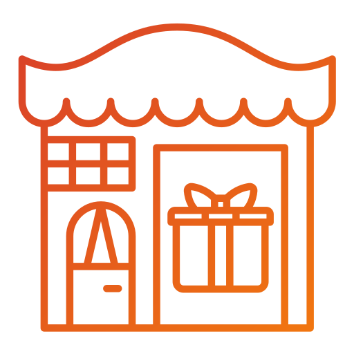tienda de regalos icono gratis