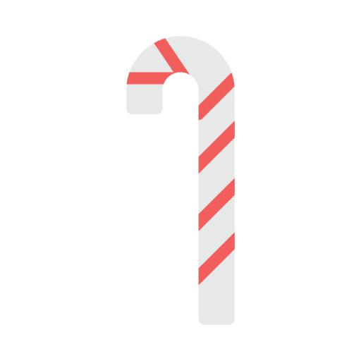 bastón de caramelo icono gratis