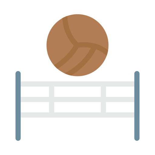 red de voleibol icono gratis