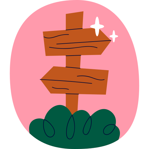 chemin gratuit sticker