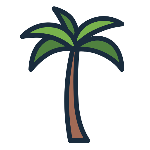 Coconut palm free icon Coconut palm free icon