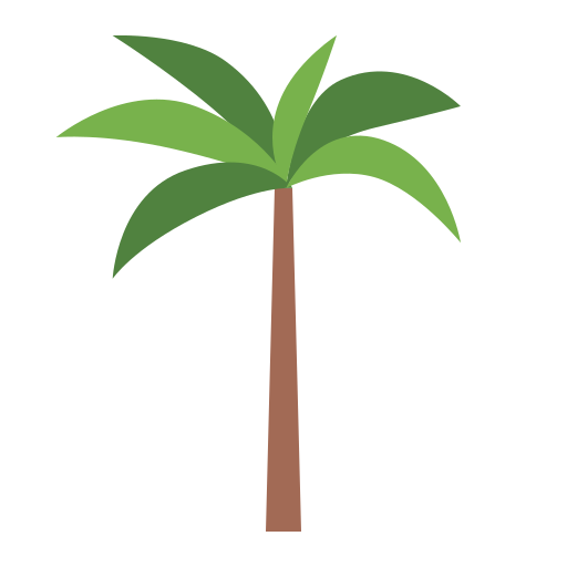 palmera icono gratis