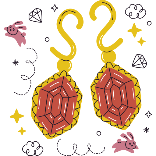 Beautiful Antique Earrings PNG Transparent Images Free Download | Vector  Files | Pngtree