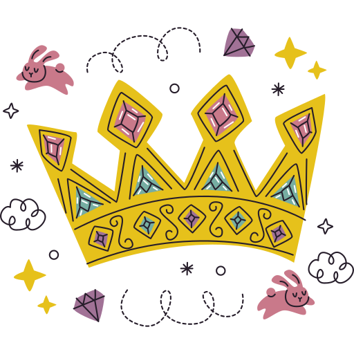 Crown Stickers - Free fashion Stickers