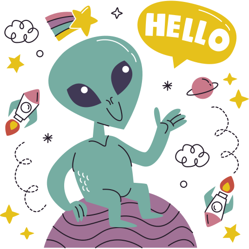 Alien Stickers - Free miscellaneous Stickers