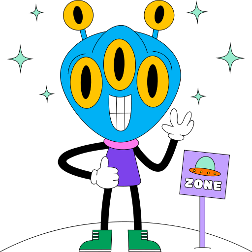 extraterrestre gratis sticker