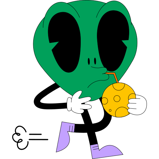 extraterrestre gratis sticker