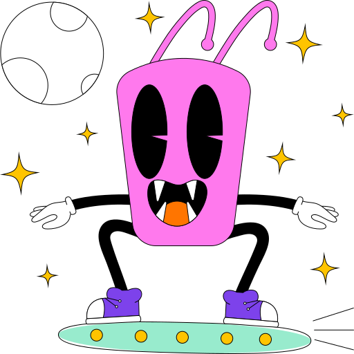 extraterrestre gratis sticker