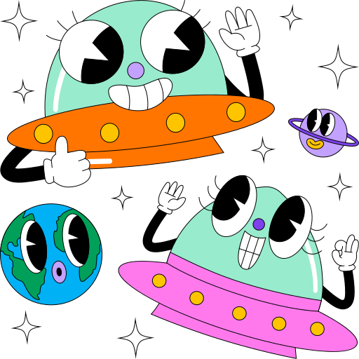 extraterrestre gratis sticker